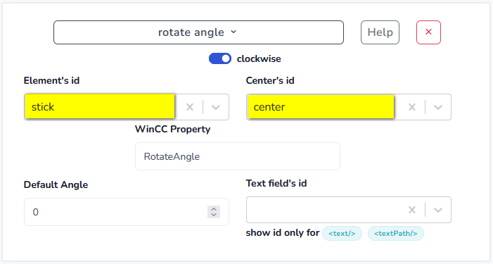 Rotate Connection Config